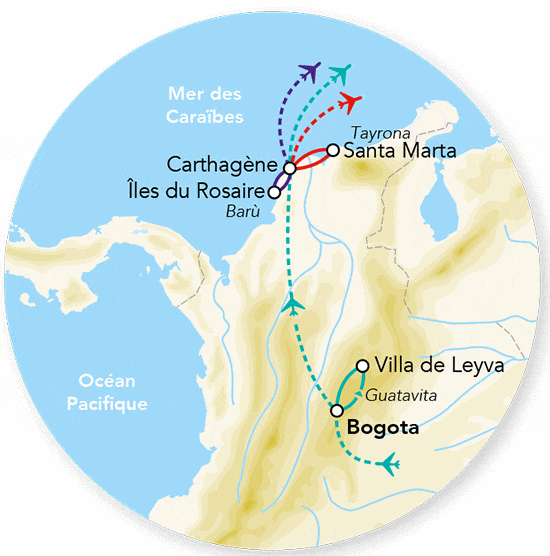 Circuit Merveilles de Colombie & Îles du Rosaire - Baru - Limité à 16 pers. bogota Colombie