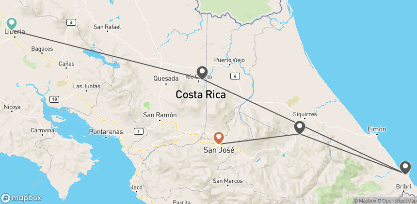 Circuit Aventures aux pays des Ticos san_jose Costa Rica