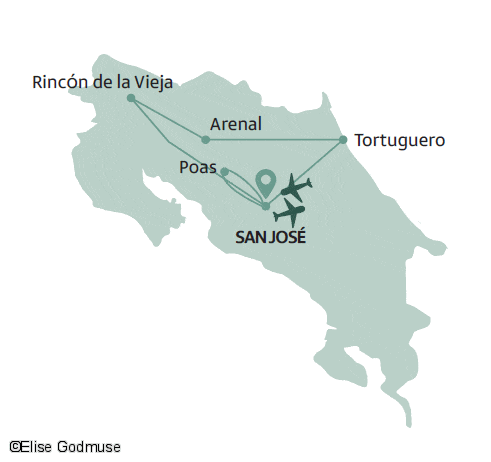 Circuit Costa Rica, Essentiel du Costa Rica en petit groupe Costa Rica ...