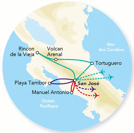 Circuit Douceurs du Costa Rica san_jose Costa Rica
