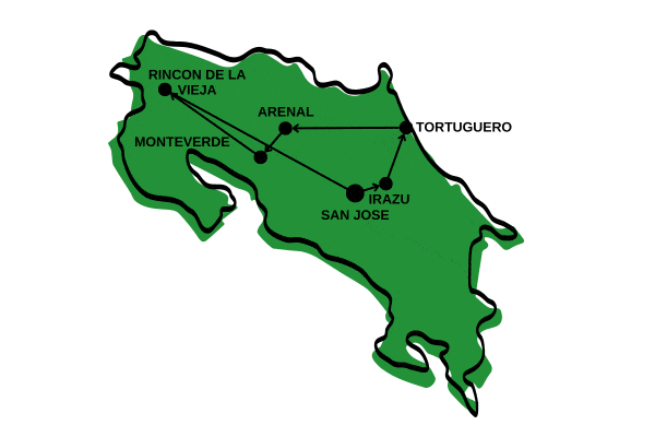 Circuit Safari au Pays de l'Or Noir et Rincon de la Vieja san_jose Costa Rica