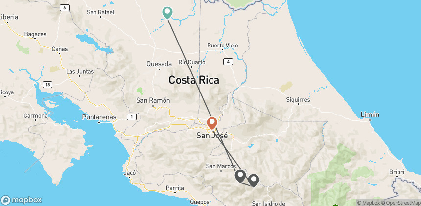 Circuit Costa Rica authentique : trek entre forêts et volcans san_jose Costa Rica