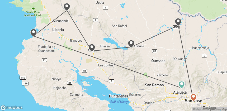 Circuit Costa Rica, terre d’émeraude et de saphir san_jose Costa Rica