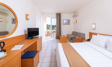Chambre double vue jardin ou montagne
