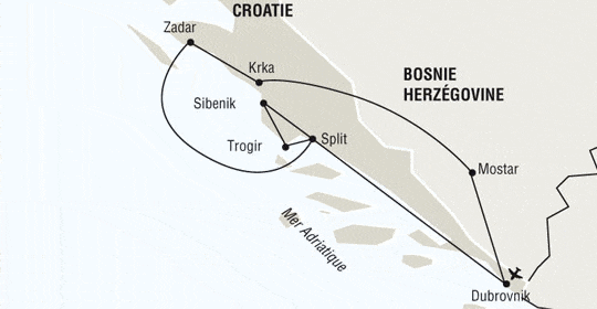 Autotour Road trip en Croatie dubrovnik Croatie