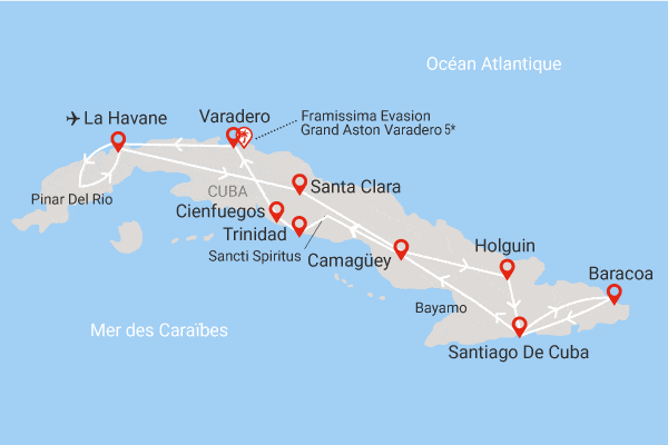 Circuit Grand Tour de Cuba en privatif la_havane Cuba