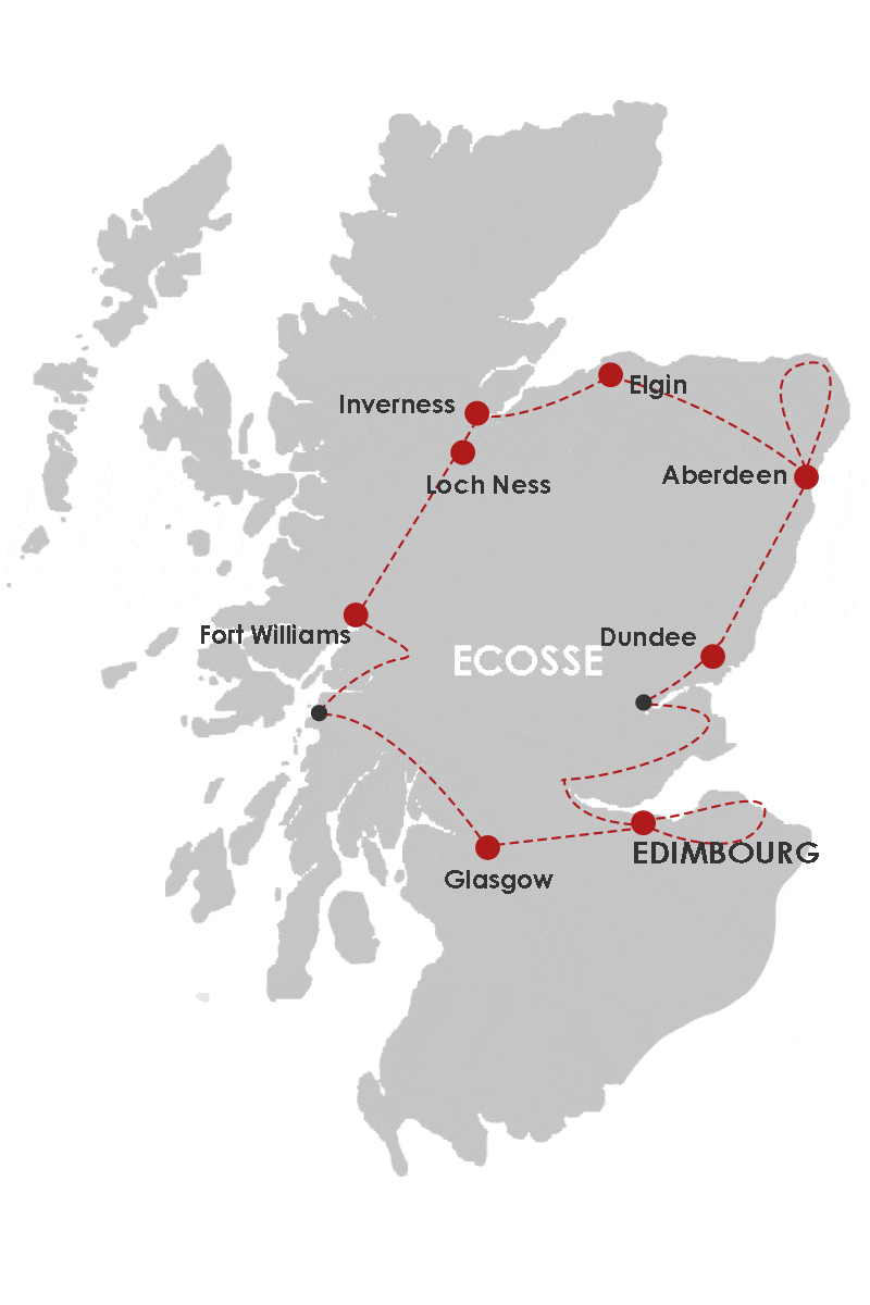 Autotour Authentique Ecosse B&B edimbourg Ecosse