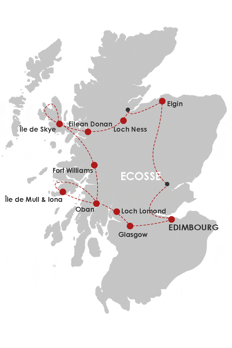 Autotour Des Hebrides aux Highlands - B&B edimbourg Ecosse