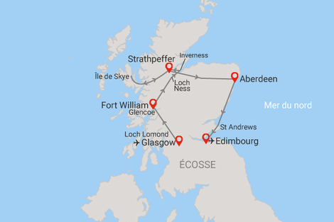 Circuit Nature sauvage et mythes d'cosse Ecosse - Promovacances