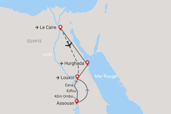 Combiné croisière et hôtel - Horus (Caire 4* + croisière 5* + 4 nuits Hurghada 4*) le_caire Egypte