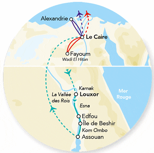 Combiné croisière et hôtel Immersion Signature en Dahabeya & Le Caire - Limité à 14 pers. louxor Egypte