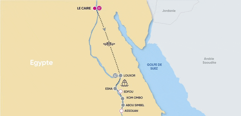 Croisière Combiné Horus 5* avec visites du Musée et des pyramides inclus louxor Egypte