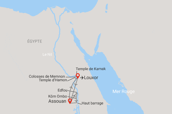 Combiné hôtels Louxor et Assouan à votre rythme louxor Egypte