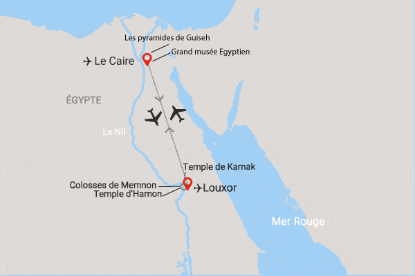 Combiné hôtels Louxor et Le Caire, coeur de l'Égypte antique louxor Egypte