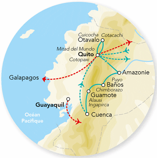 Circuit Splendeurs de l'Equateur & Séjour Galapagos - Limité à 18 pers. quito Equateur