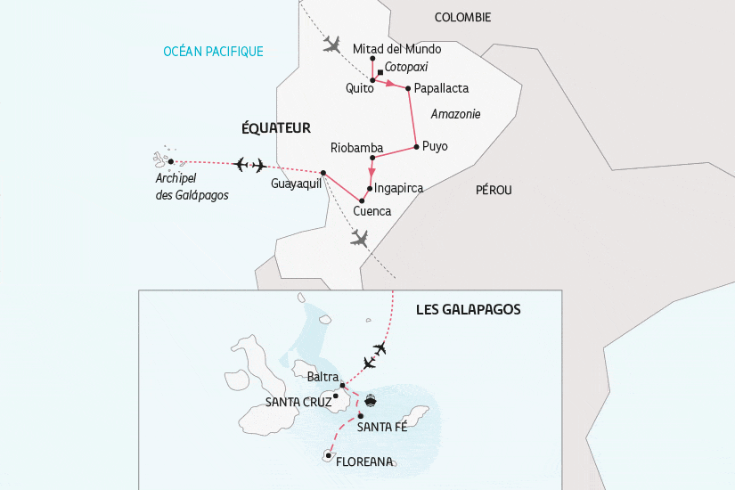 Circuit Petit Groupe - l'Équateur, de l'Amazonie aux Galapagos quito Equateur