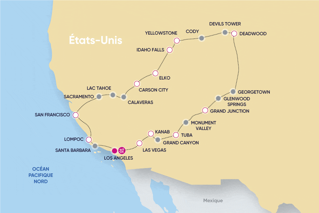 Circuit Plongée Des Rocheuses Au Lake Tahoe los_angeles Etats-Unis