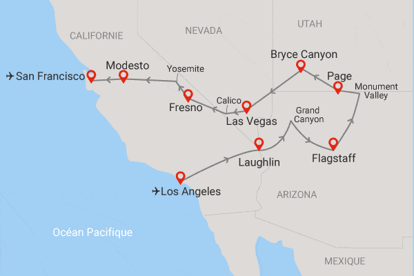 Circuit Aventures en Famille dans l'Ouest Américain Los_angeles Etats-Unis
