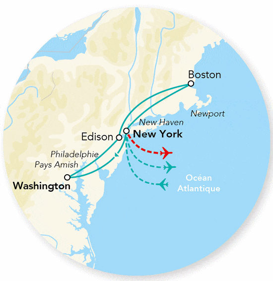 Circuit Splendeurs de l'Est des USA new_york Etats-Unis