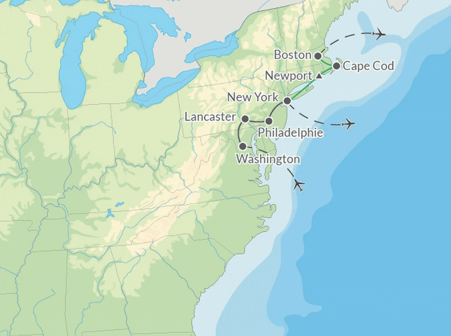 Autotour East Coast - Éclaireur - SUP washington Etats-Unis