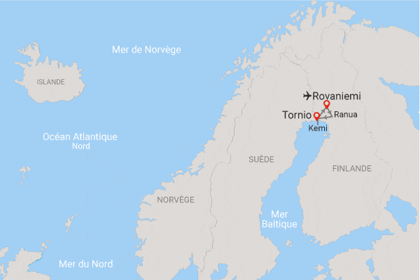 Circuit Escapade en Laponie rovaniemi Finlande