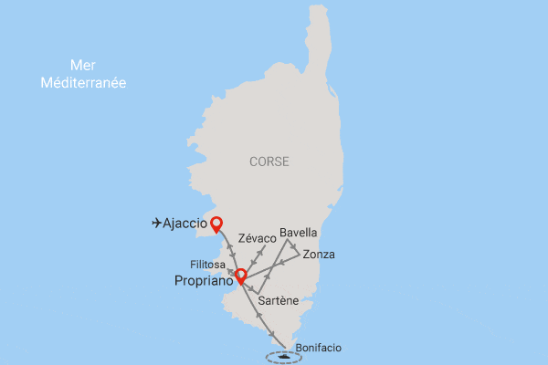 Circuit Découverte d’exception - Propriano, les pieds dans l’eau au Belambra Arena Bianca ajaccio France Corse