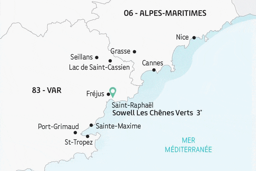 Circuit La Côte d'Azur valence France Rhone-Alpes