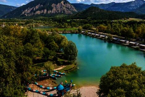 Camping le Lac Bleu chatillonendiois France