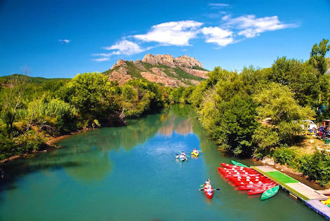 Village Camping Les Pêcheurs roquebrunesurargens France