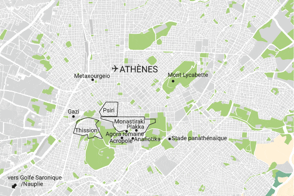 Circuit Athènes mythique, à travers les époques athenes Grece