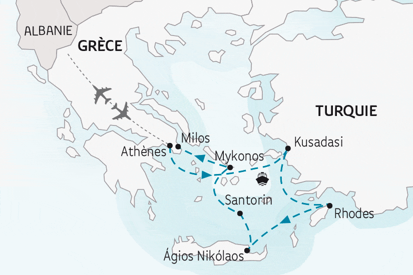 Croisière La croisière des Bretons 2027 - Les joyaux de la mer Égée athenes Grece