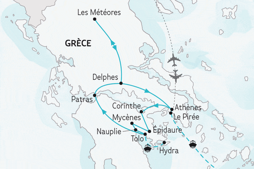 Circuit Le Grand Tour de Grèce athenes Grece