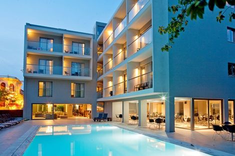 Grece-Rhodes, Hôtel Oktober Down Town Rooms 3*
