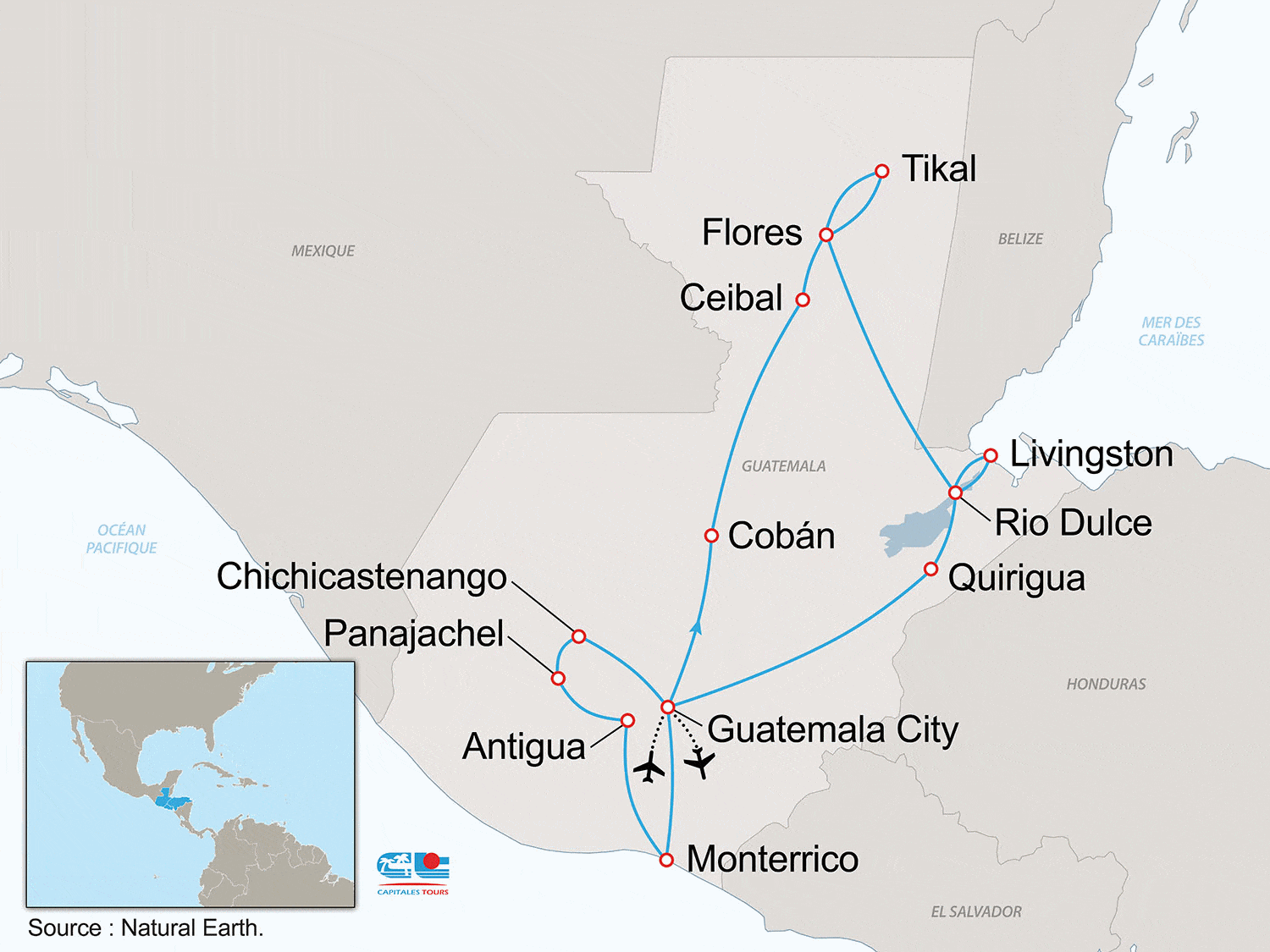 Circuit Terre des Mayas 14 jours guatemala_city Guatemala