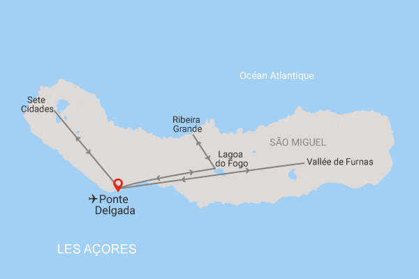Circuit Au coeur des Açores ponta_delgada Iles Des Acores