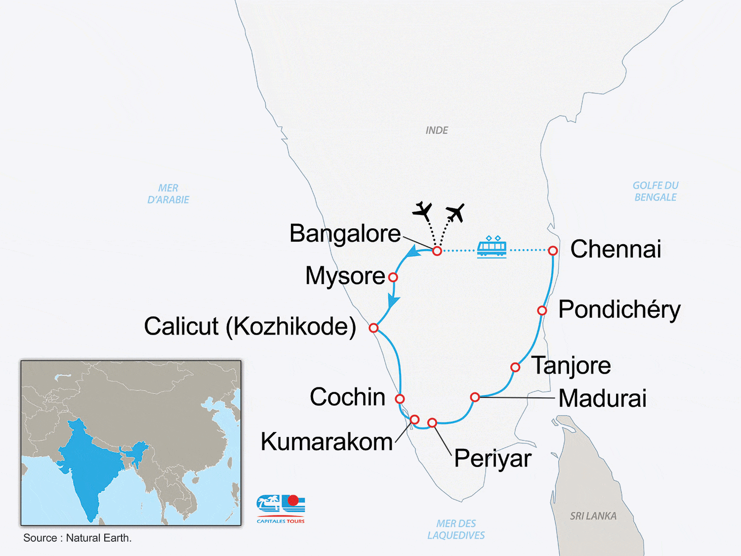 Circuit Les Incontournables de l'Inde du Sud Bangalore Inde