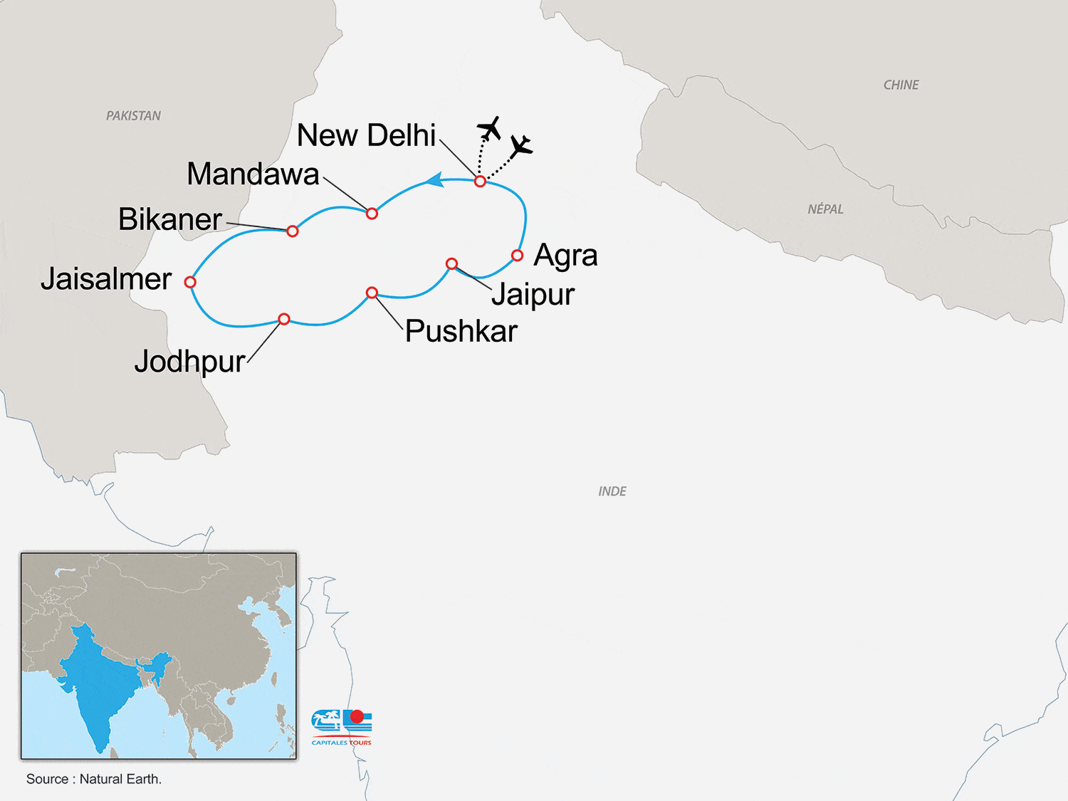 Circuit Les Incontournables du Rajasthan delhi Inde