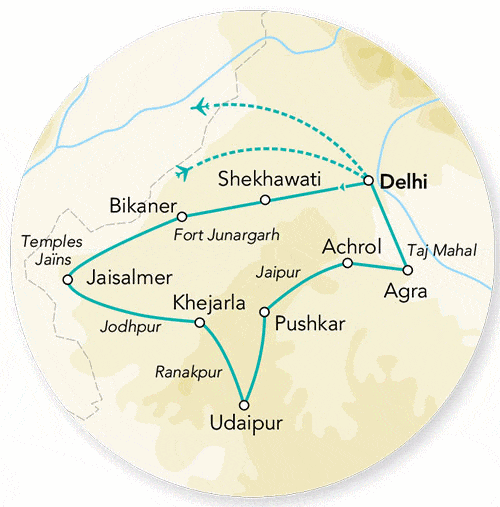 Circuit Merveilles de l'Inde du Nord - Spécial Fête de Pushkar - Limité à 24 pers. delhi Inde