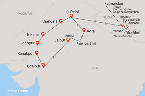 Circuit Passionnément Rajasthan en privatif delhi Inde
