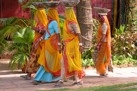 Indiennes à Ranakpur