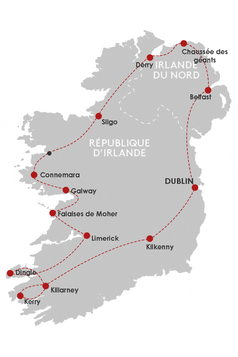 Autotour Irlande 360° - Manoir & Hôtel dublin Irlande