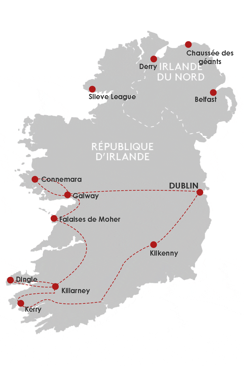 Autotour L'Ouest & Dublin - Hôtel dublin Irlande