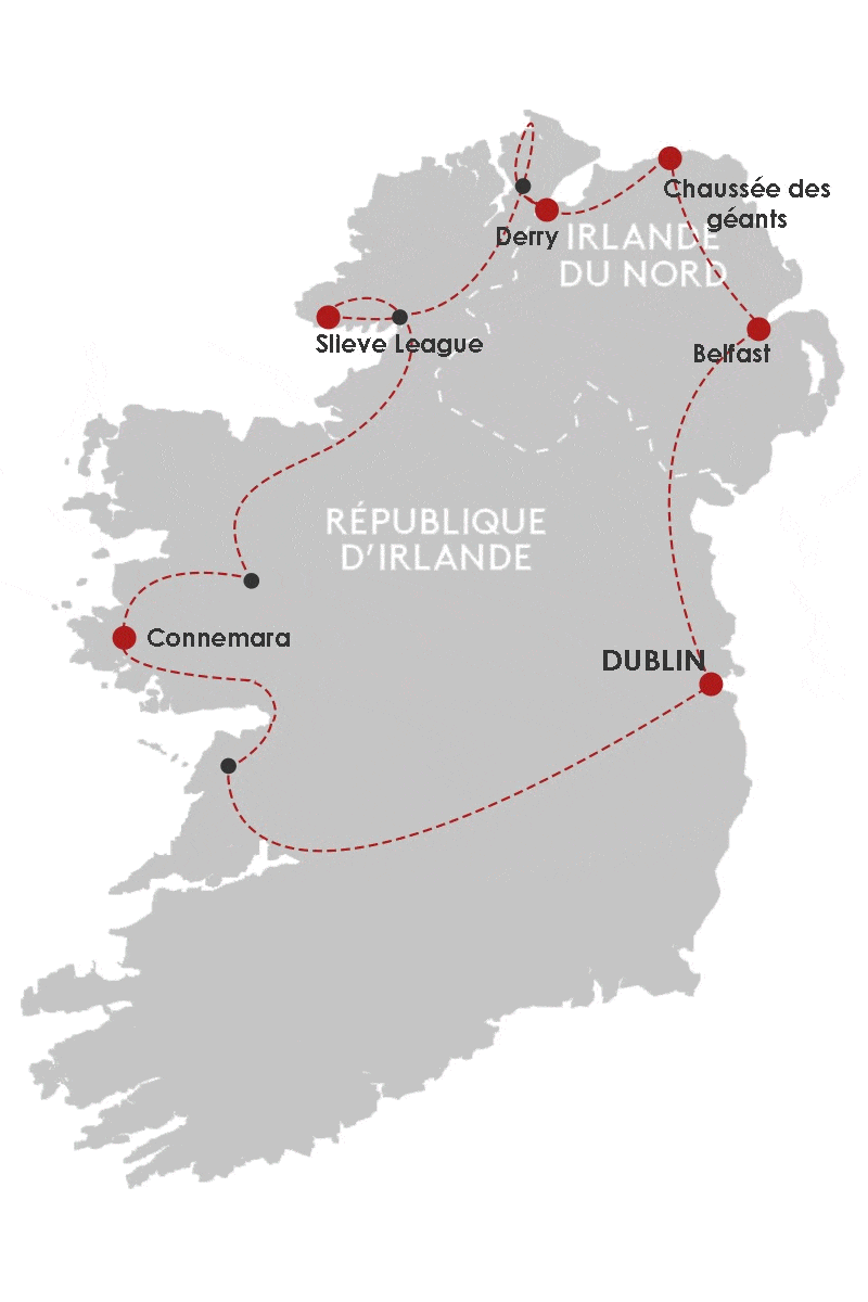 Circuit Connemara et Irlande du Nord dublin Irlande