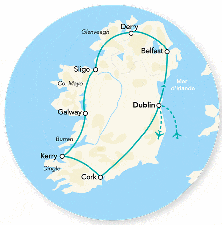 Circuit Splendeurs d'Irlande dublin Irlande