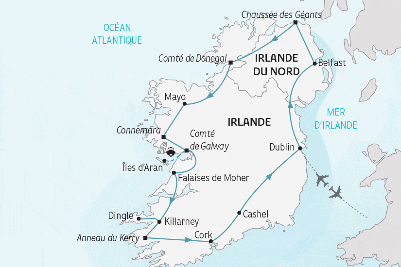 Circuit Le Grand Tour d'Irlande dublin Irlande