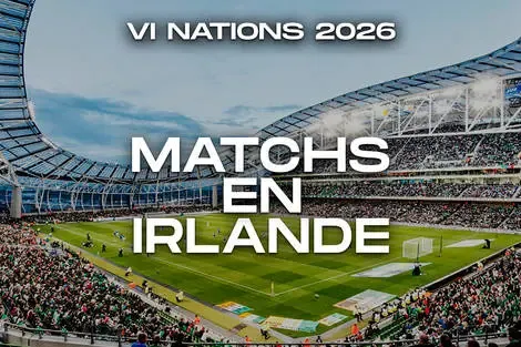 séjour Irlande - Hôtel - 4* + Billet au match - Equipe d'Irlande de Rugby