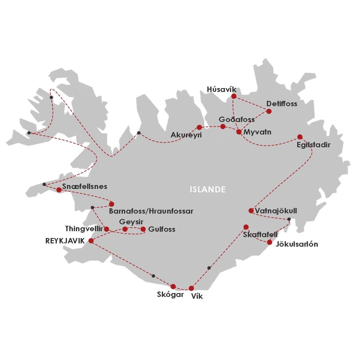 Autotour Islande Intégrale keflavik Islande