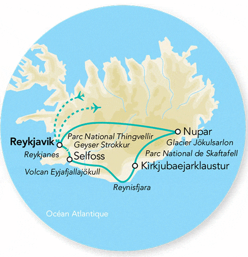 Circuit Splendeurs de l'Islande en eté - 2025 reykjavik Islande