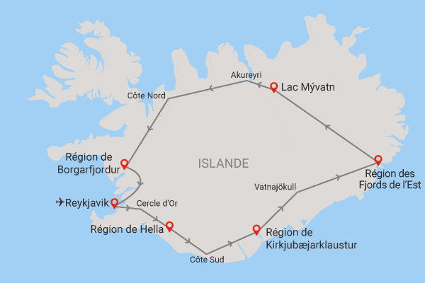 Circuit Splendeurs Essentielles d'Islande reykjavik Islande