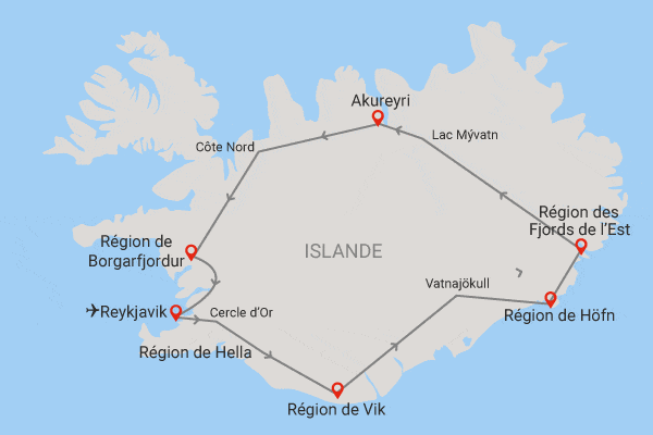 Circuit Splendeurs Essentielles d'Islande reykjavik Islande